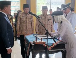 Bupati Pringsewu Lantik Lima Kapekon PAW dan Tiga Penjabat Kapekon