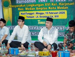 Jelang Ramadan 1447 H, Rico Waas Punggahan Bersama Warga dan Bantu Masjid Ikhwanul Muslimin Medan Amplas
