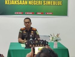 Kejari Simeulue Tetapkan Tiga Tersangka Dugaan Korupsi Belanja Iklan Media Diskominfo TA 2022