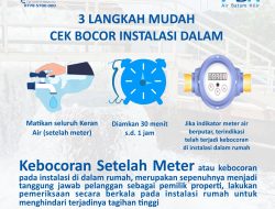 ABH Bagikan Tiga Langkah Cek Bocor Instalasi Dalam