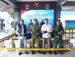 Lanal Tanjung Balai Karimun Tangkap Pompong 3 GT Berisi Balpress dan Rokok Ilegal