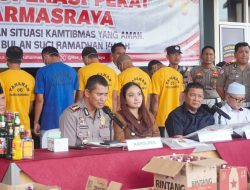 Hadiri Rilis Hasil Operasi Pekat, Bupati Annisa Dukung Langkah Tegas Polres Dharmasraya