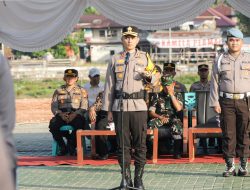Kapolres Kuansing Tekankan Pengamanan Humanis Saat Pawai Takbiran di Teluk Kuantan