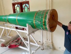 Beduk Terpanjang dan Tertua di Simeulue Jadi Warisan Sejarah di Desa Lataleng