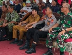 Dandim 0310/SSD Launching Jembatan Gantung Lubuk Botung Ampang Kuranji