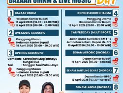 Pemkab Dharmasraya Gelar CFD dan Bazar UMKM Terpadu 18–19 April, Dorong Ekonomi Lokal