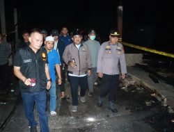 Bupati Anwar Sadat Tinjau Lokasi Kebakaran di Teluk Nilau