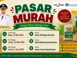 Bupati Annisa Tekan Harga Sembako Lewat Operasi Pasar Murah