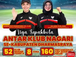 Annisa Suci Ramadhani-Leli Arni Gelar Turnamen Tarkam 52 Klub di Dharmasraya