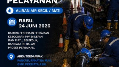 ABH Lakukan Perbaikan Pipa Bocor, Mobil Tangki Disiagakan untuk Pelanggan