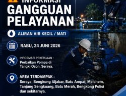 Perbaiki Pompa Tangki Ozon Seraya, ABH Pastikan Bantuan Air Bersih bagi Pelanggan