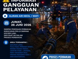 Perbaikan Kebocoran Pipa di Simpang Golden Land Sedang Berlangsung, ABH Optimalkan Layanan