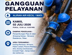 Peningkatan Layanan, ABH Relokasi dan Sambung Pipa di Jalur Simpang Gereja-Nirwana Residence