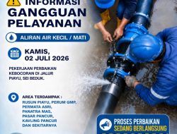 Perbaikan Kebocoran Pipa di Piayu, Ini Area Terdampak