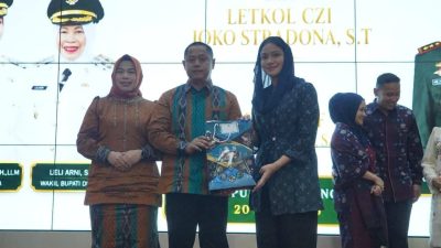 Bupati Annisa Tegaskan Komitmen Percepat Pembangunan Infrastruktur TNI di Dharmasraya