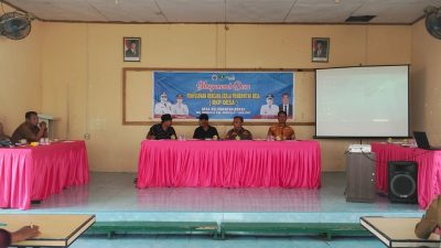 Musdes Kelemantan Barat Bahas RKP Desa 2027, Prioritaskan Pembangunan Berbasis RPJM dan SDGs