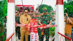 Pangdam I/BB dan Wali Kota Rico Resmikan Jembatan Perintis Garuda, Hubungkan Kembali Medan Polonia-Johor-Maimun