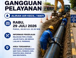 ABH Jadwalkan Relokasi Pipa Utama di Piayu, Pelanggan Diminta Tampung Air
