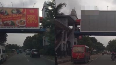 Ribuan Papan Reklame di Batam Telah Dibongkar, Mengapa di JPO SP Plaza Masih Berdiri?