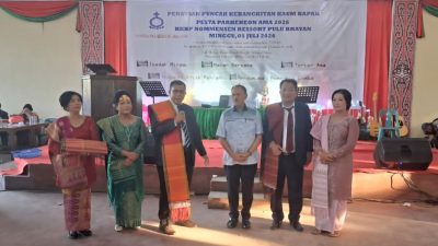 Anggota DPR RI Maruli Siahaan dan Wali Kota Medan Hadiri Pesta Parheheon Ama HKBP Nommensen Ressort P Brayan