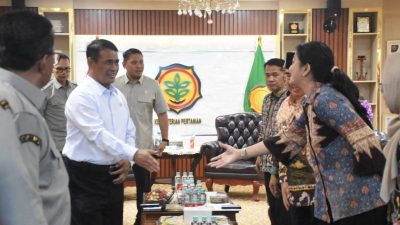 Bupati Annisa Jumpai Mentan, Perjuangkan Harga Sawit dan Program Pertanian Dharmasraya
