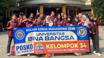 Rektor UNIBA Lepas Kelompok 34 KKM 2026 untuk Mengabdi di Desa Kendayakan