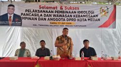 Selenggarakan Pembinaan Ideologi Pancasila, Salomo Pardede: Mari Kita Rawat Kebersamaan